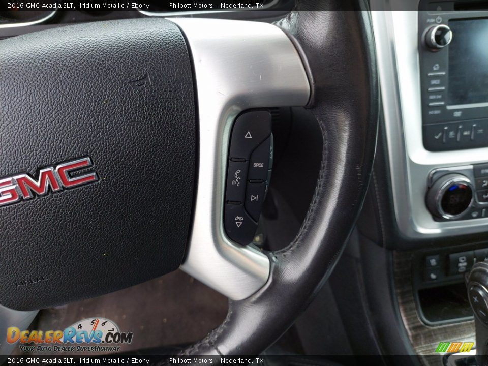 2016 GMC Acadia SLT Steering Wheel Photo #17