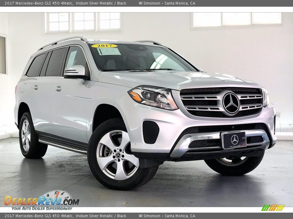 2017 Mercedes-Benz GLS 450 4Matic Iridium Silver Metallic / Black Photo #34