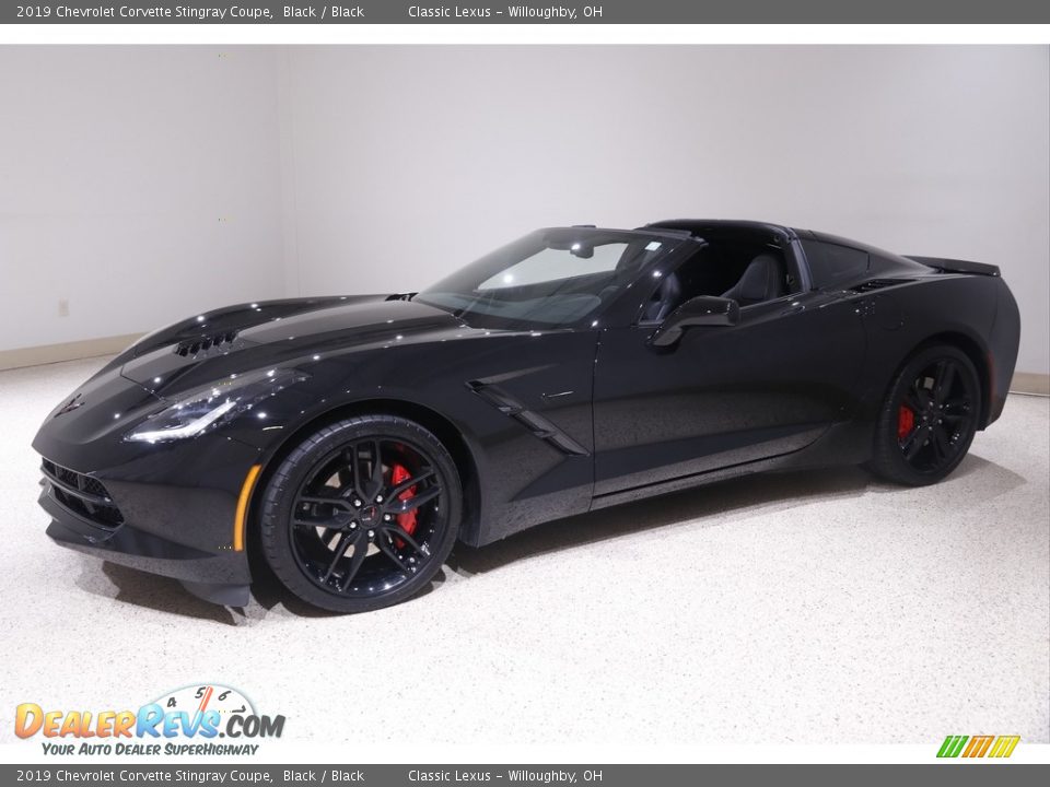 2019 Chevrolet Corvette Stingray Coupe Black / Black Photo #3