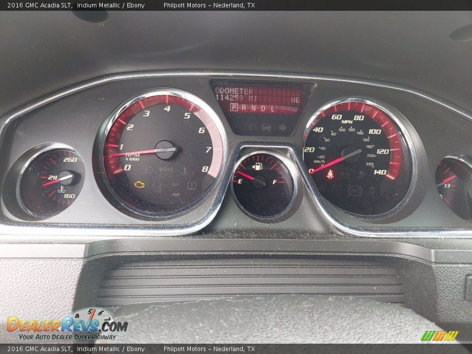 2016 GMC Acadia SLT Gauges Photo #24