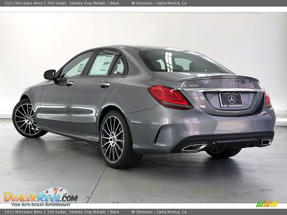 2021 Mercedes-Benz C 300 Sedan Selenite Gray Metallic / Black Photo #2