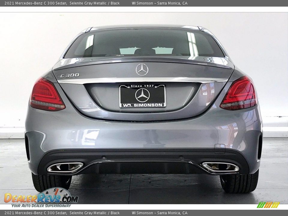 2021 Mercedes-Benz C 300 Sedan Selenite Gray Metallic / Black Photo #3