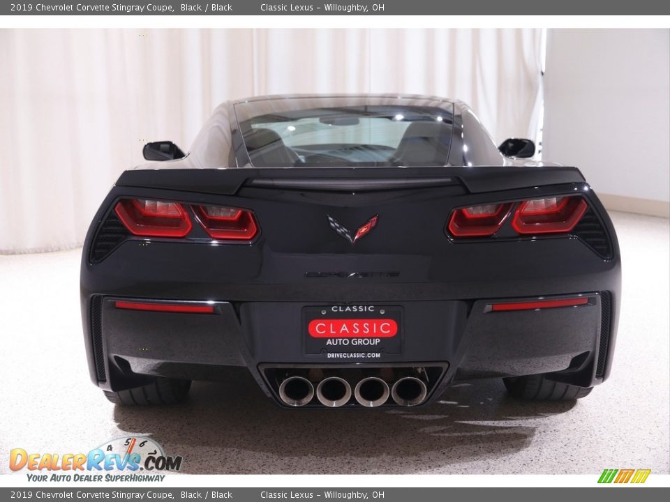 2019 Chevrolet Corvette Stingray Coupe Black / Black Photo #22