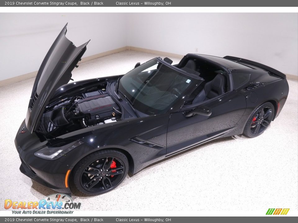 2019 Chevrolet Corvette Stingray Coupe Black / Black Photo #23