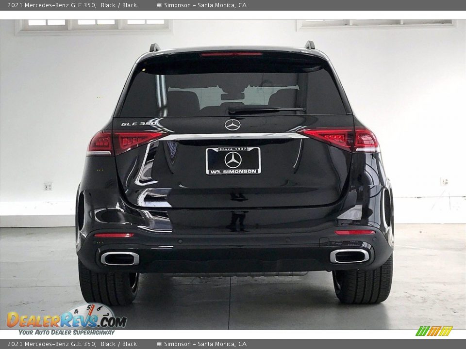 2021 Mercedes-Benz GLE 350 Black / Black Photo #3