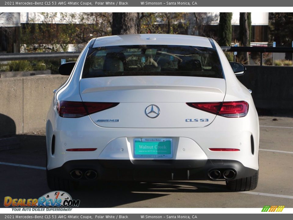 2021 Mercedes-Benz CLS 53 AMG 4Matic Coupe Polar White / Black Photo #6