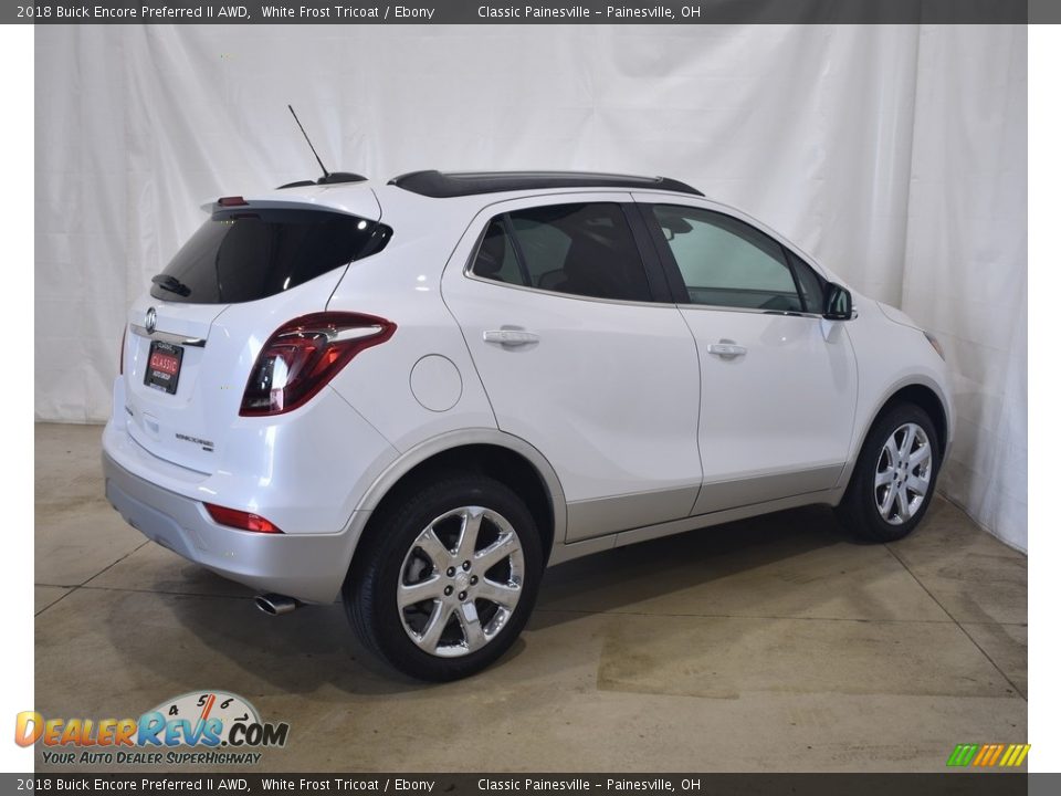 2018 Buick Encore Preferred II AWD White Frost Tricoat / Ebony Photo #2