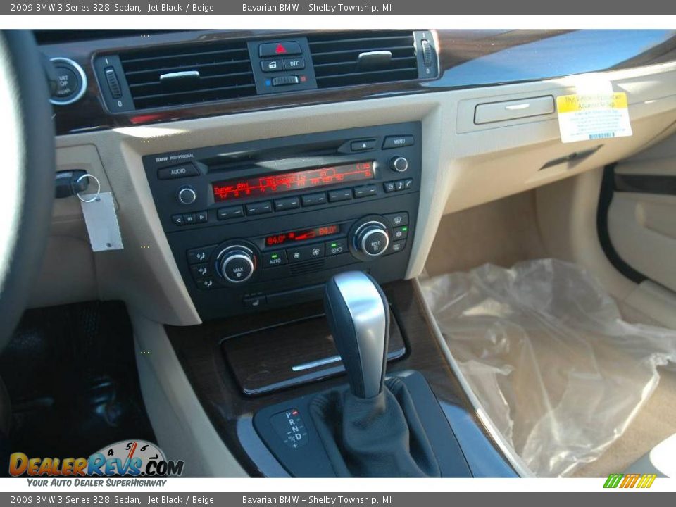 2009 BMW 3 Series 328i Sedan Jet Black / Beige Photo #12