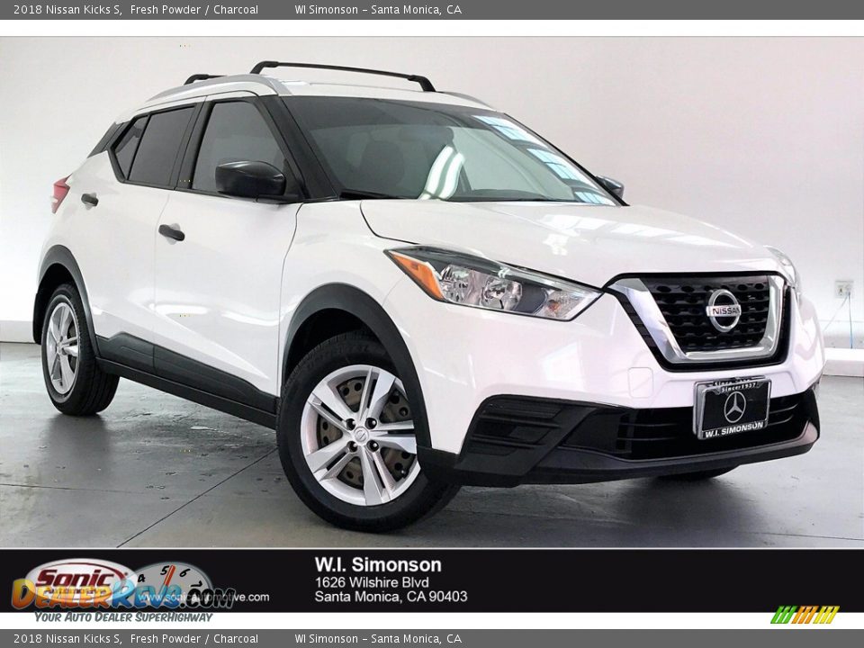 2018 Nissan Kicks S Fresh Powder / Charcoal Photo #1