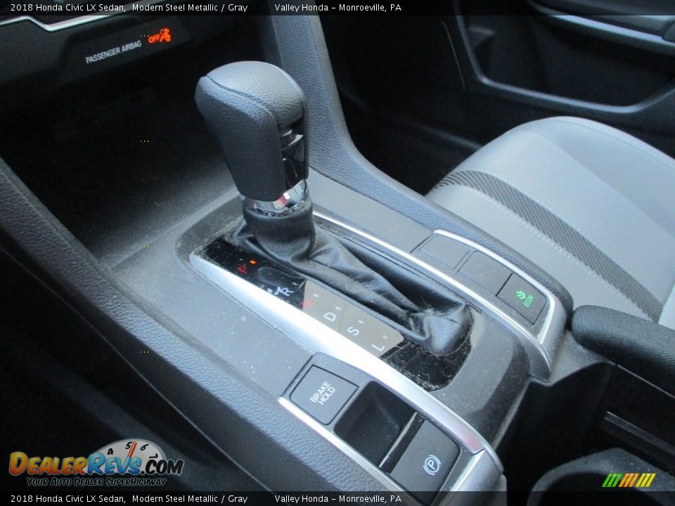 2018 Honda Civic LX Sedan Modern Steel Metallic / Gray Photo #16
