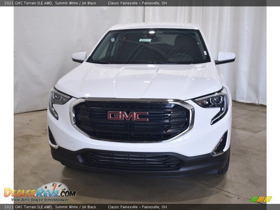 2021 GMC Terrain SLE AWD Summit White / Jet Black Photo #4