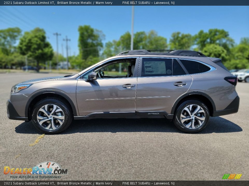 2021 Subaru Outback Limited XT Brilliant Bronze Metallic / Warm Ivory Photo #4