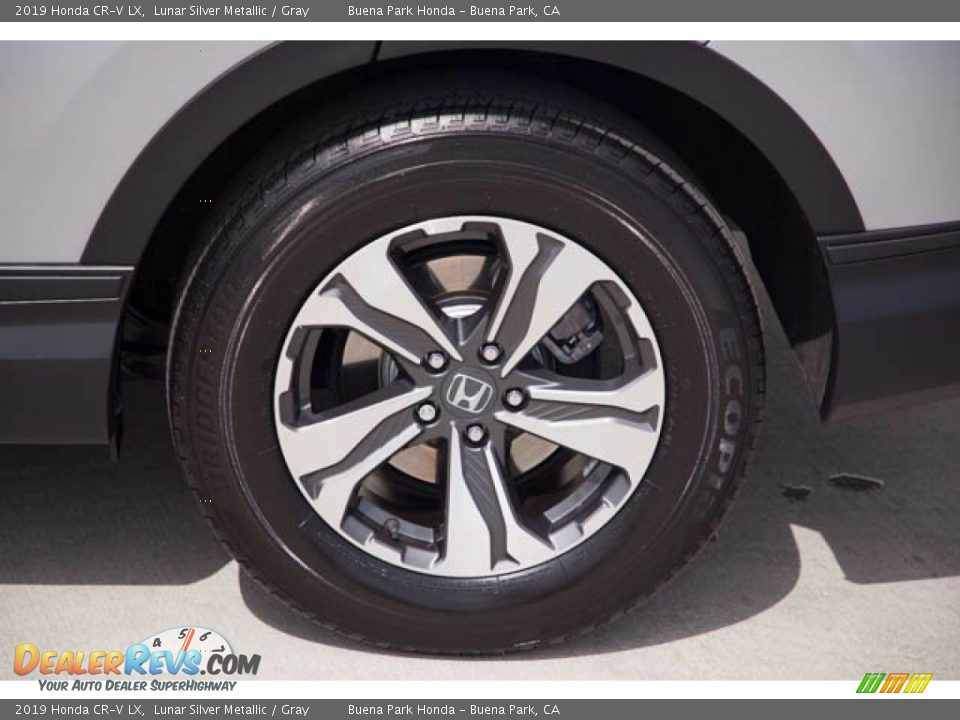 2019 Honda CR-V LX Lunar Silver Metallic / Gray Photo #35