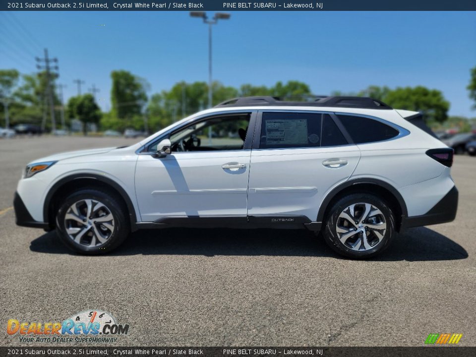 2021 Subaru Outback 2.5i Limited Crystal White Pearl / Slate Black Photo #4