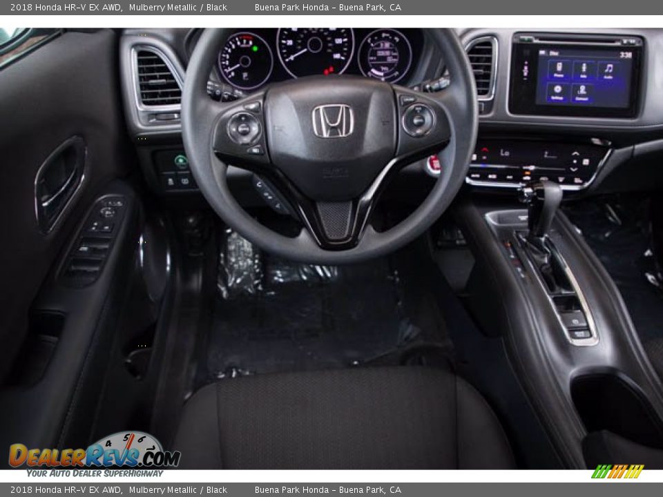 2018 Honda HR-V EX AWD Mulberry Metallic / Black Photo #5