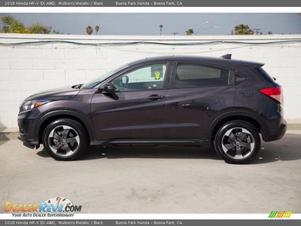 Mulberry Metallic 2018 Honda HR-V EX AWD Photo #8