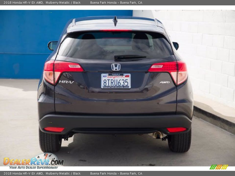 2018 Honda HR-V EX AWD Mulberry Metallic / Black Photo #9