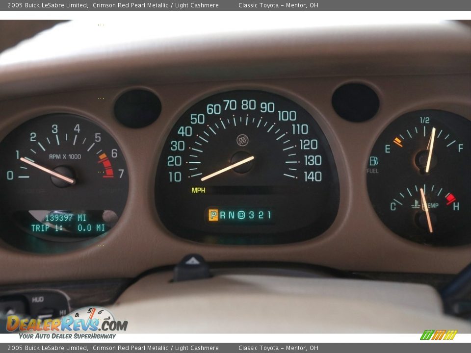 2005 Buick LeSabre Limited Crimson Red Pearl Metallic / Light Cashmere Photo #8