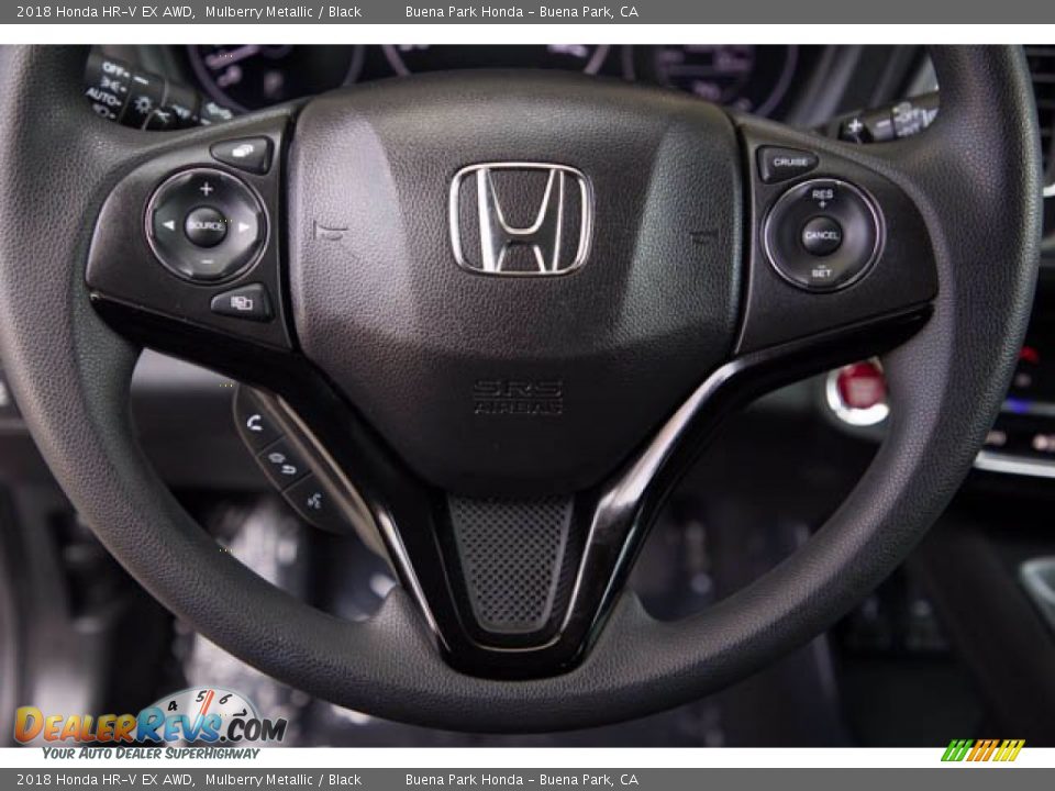 2018 Honda HR-V EX AWD Mulberry Metallic / Black Photo #13