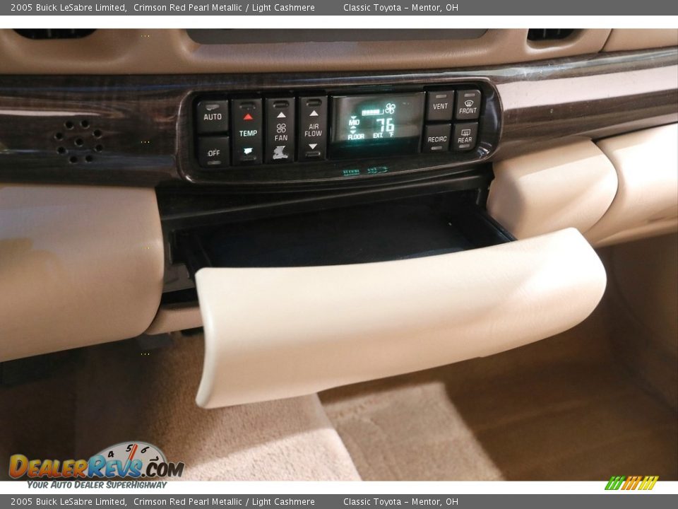 2005 Buick LeSabre Limited Crimson Red Pearl Metallic / Light Cashmere Photo #10