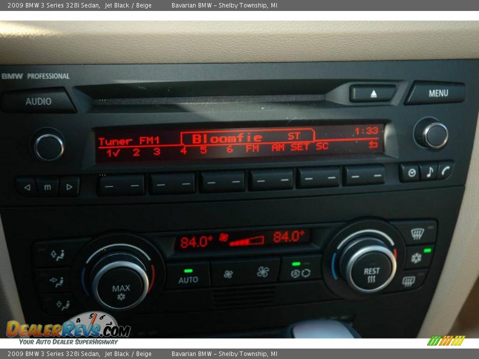 2009 BMW 3 Series 328i Sedan Jet Black / Beige Photo #13