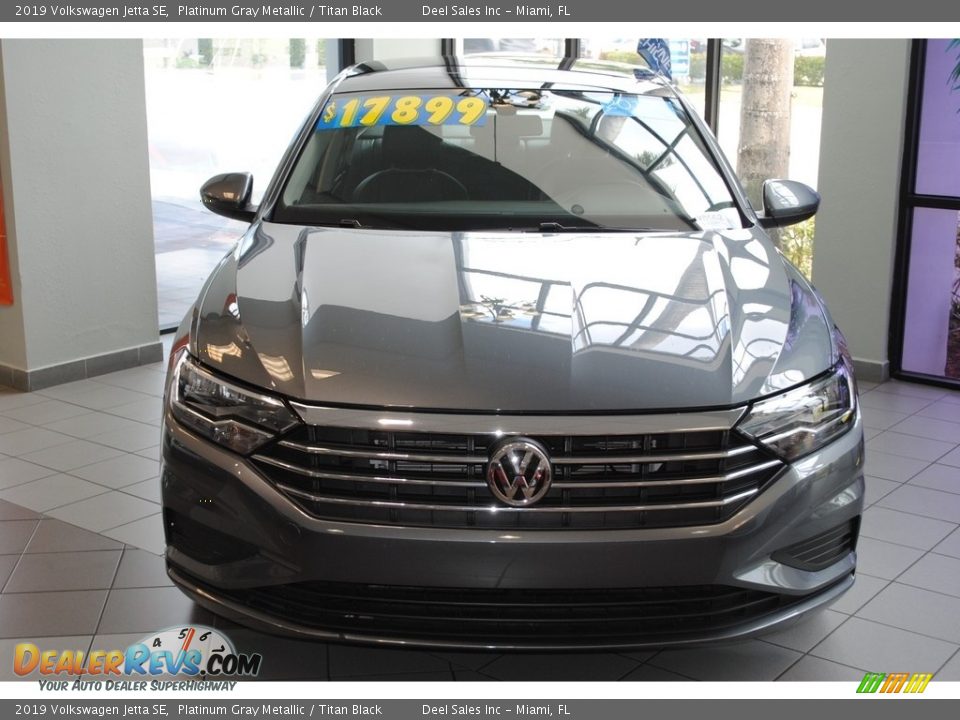 2019 Volkswagen Jetta SE Platinum Gray Metallic / Titan Black Photo #3