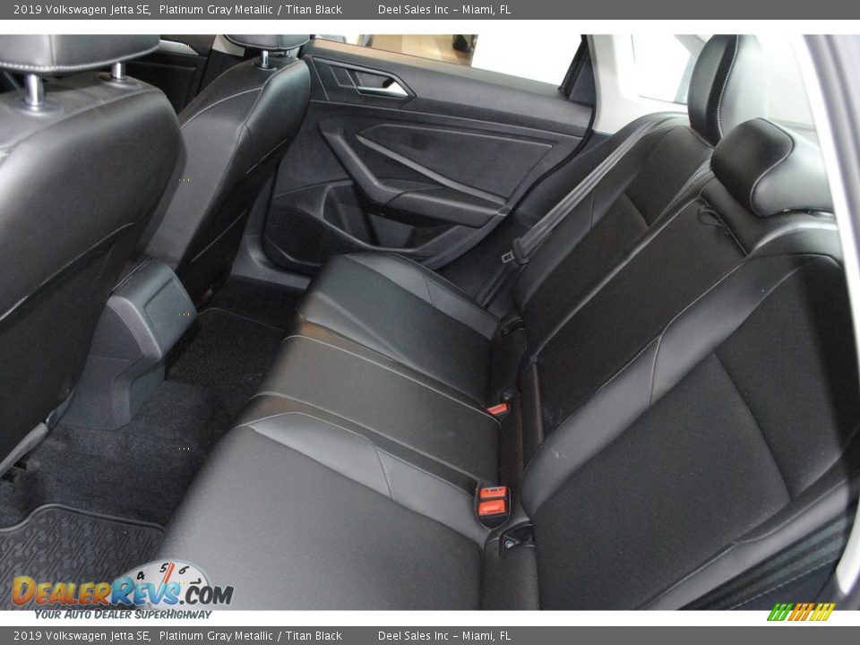 2019 Volkswagen Jetta SE Platinum Gray Metallic / Titan Black Photo #8