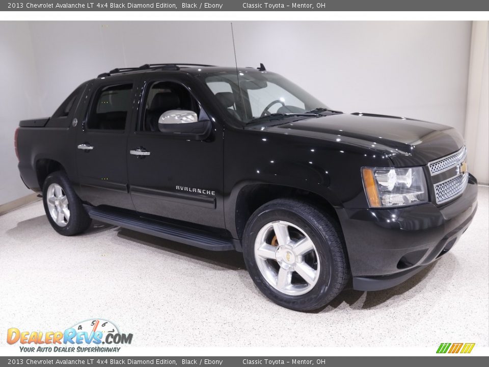 2013 Chevrolet Avalanche LT 4x4 Black Diamond Edition Black / Ebony Photo #1
