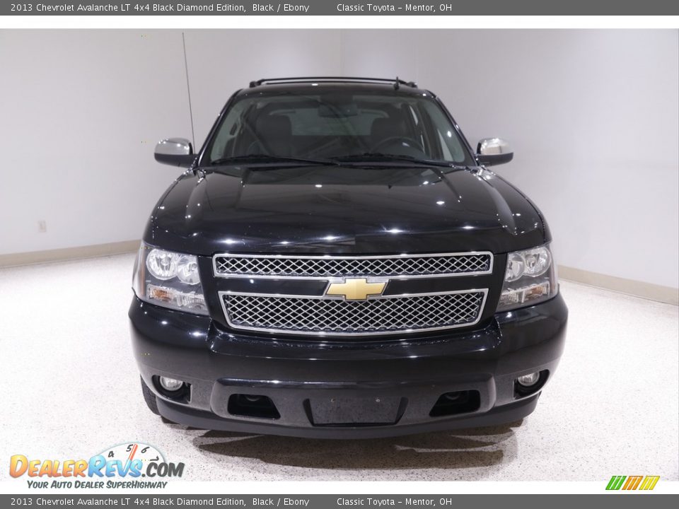 2013 Chevrolet Avalanche LT 4x4 Black Diamond Edition Black / Ebony Photo #2