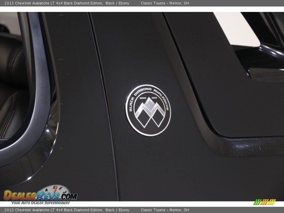 2013 Chevrolet Avalanche LT 4x4 Black Diamond Edition Black / Ebony Photo #4