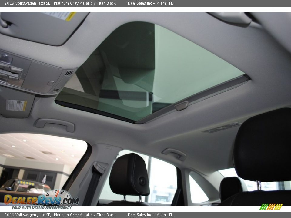 2019 Volkswagen Jetta SE Platinum Gray Metallic / Titan Black Photo #13