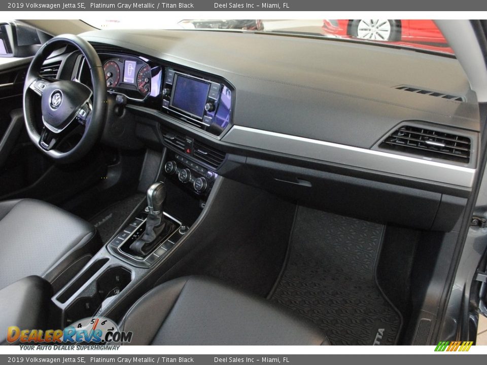 2019 Volkswagen Jetta SE Platinum Gray Metallic / Titan Black Photo #15