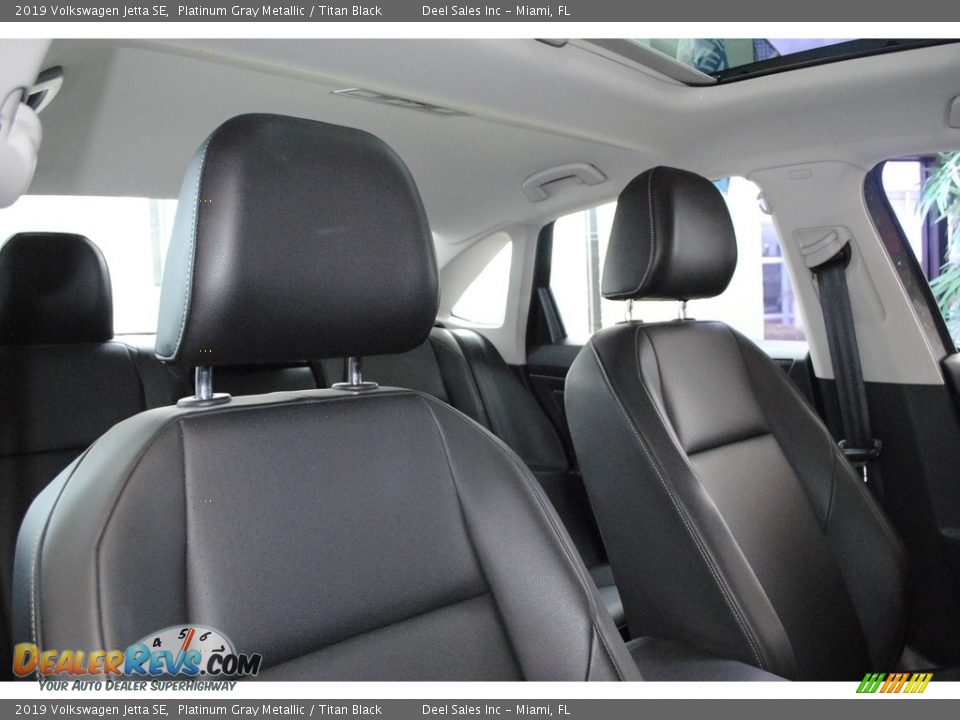 2019 Volkswagen Jetta SE Platinum Gray Metallic / Titan Black Photo #16