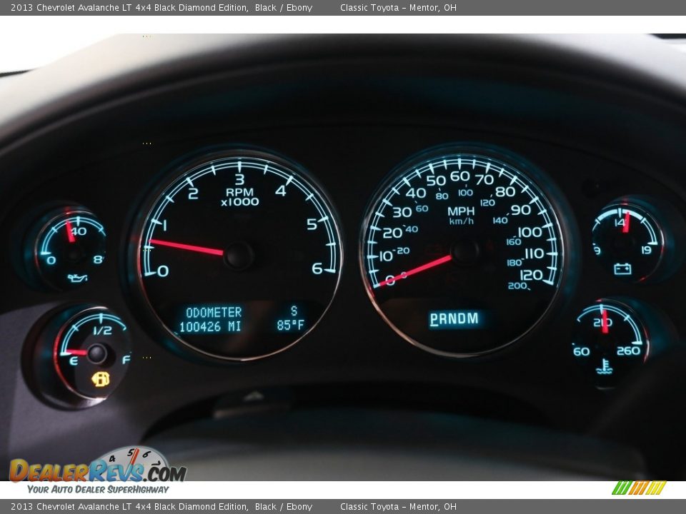 2013 Chevrolet Avalanche LT 4x4 Black Diamond Edition Black / Ebony Photo #10