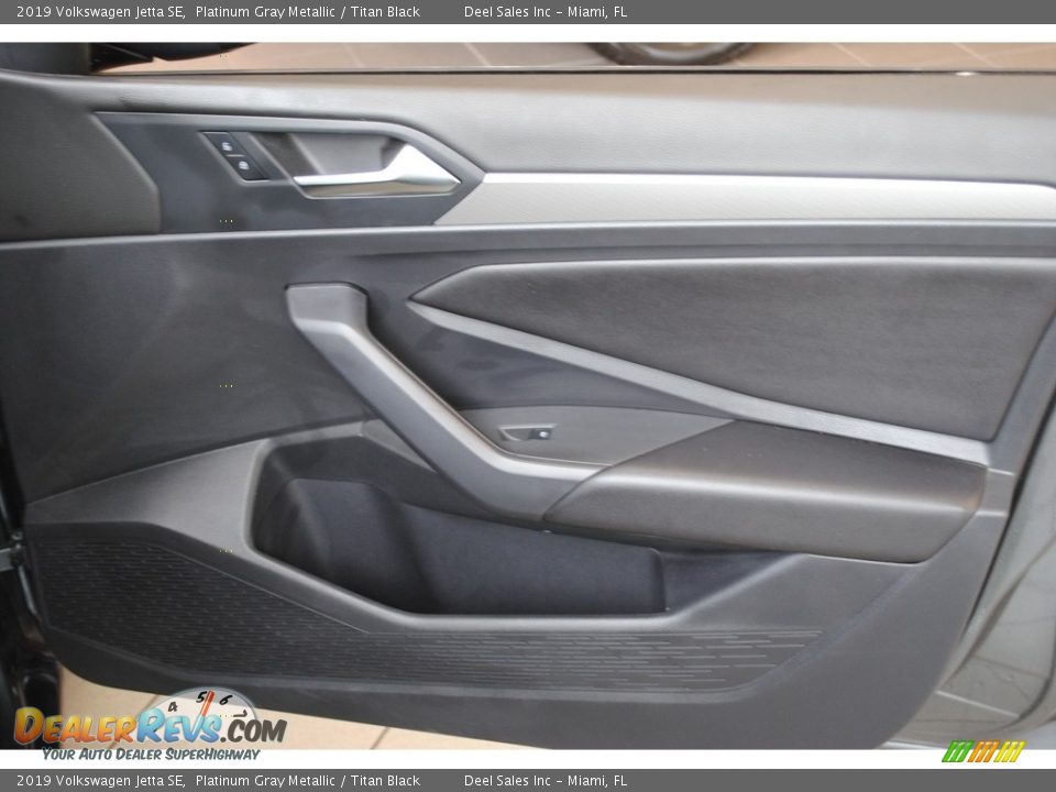 2019 Volkswagen Jetta SE Platinum Gray Metallic / Titan Black Photo #19