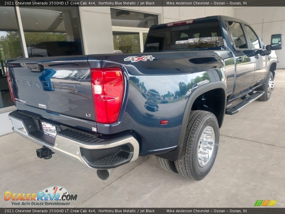 2021 Chevrolet Silverado 3500HD LT Crew Cab 4x4 Northsky Blue Metallic / Jet Black Photo #4