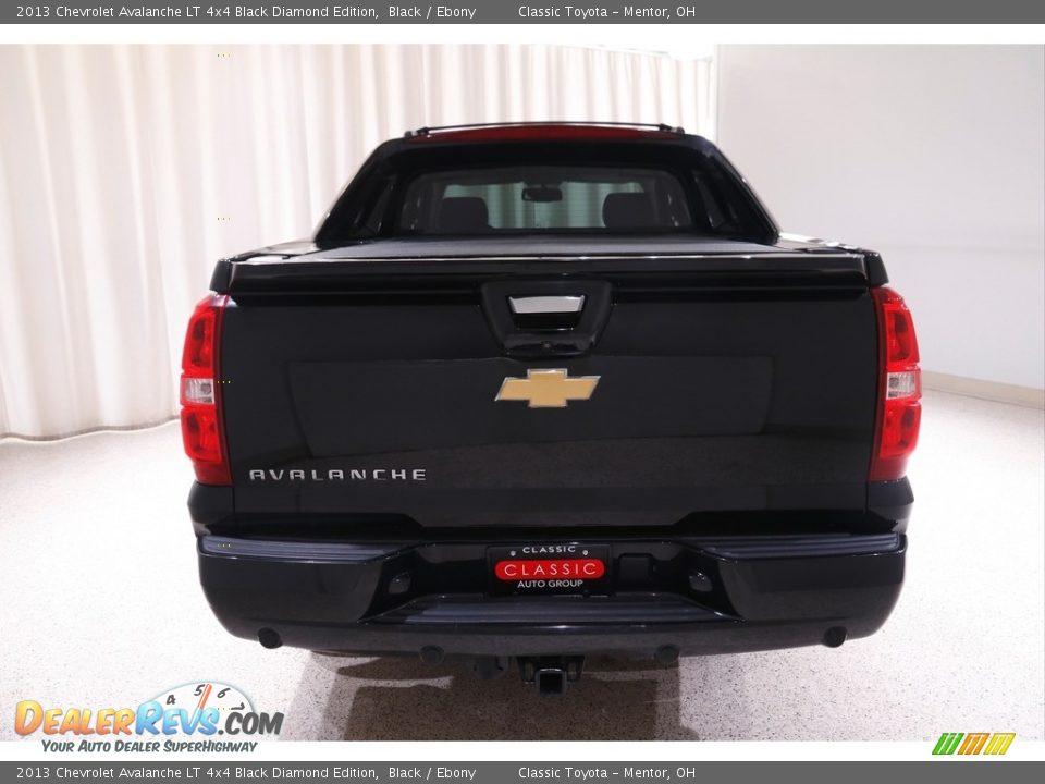 2013 Chevrolet Avalanche LT 4x4 Black Diamond Edition Black / Ebony Photo #16