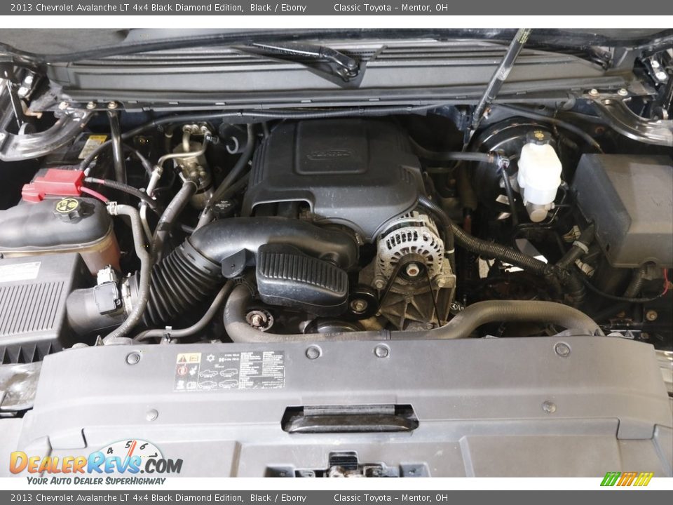 2013 Chevrolet Avalanche LT 4x4 Black Diamond Edition Black / Ebony Photo #17