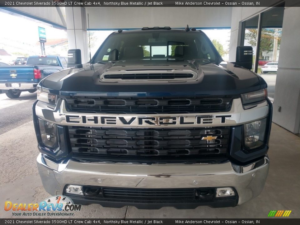 2021 Chevrolet Silverado 3500HD LT Crew Cab 4x4 Northsky Blue Metallic / Jet Black Photo #9