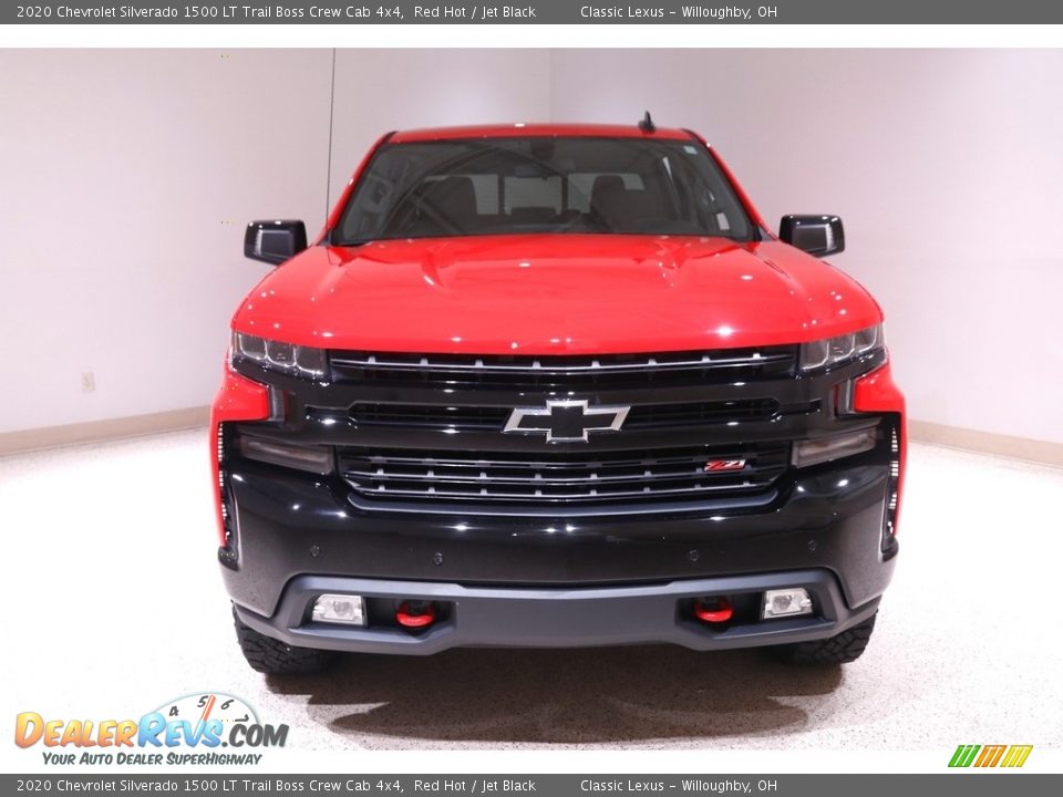 2020 Chevrolet Silverado 1500 LT Trail Boss Crew Cab 4x4 Red Hot / Jet Black Photo #2