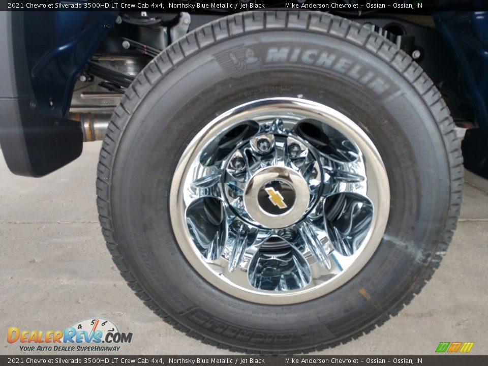 2021 Chevrolet Silverado 3500HD LT Crew Cab 4x4 Northsky Blue Metallic / Jet Black Photo #12