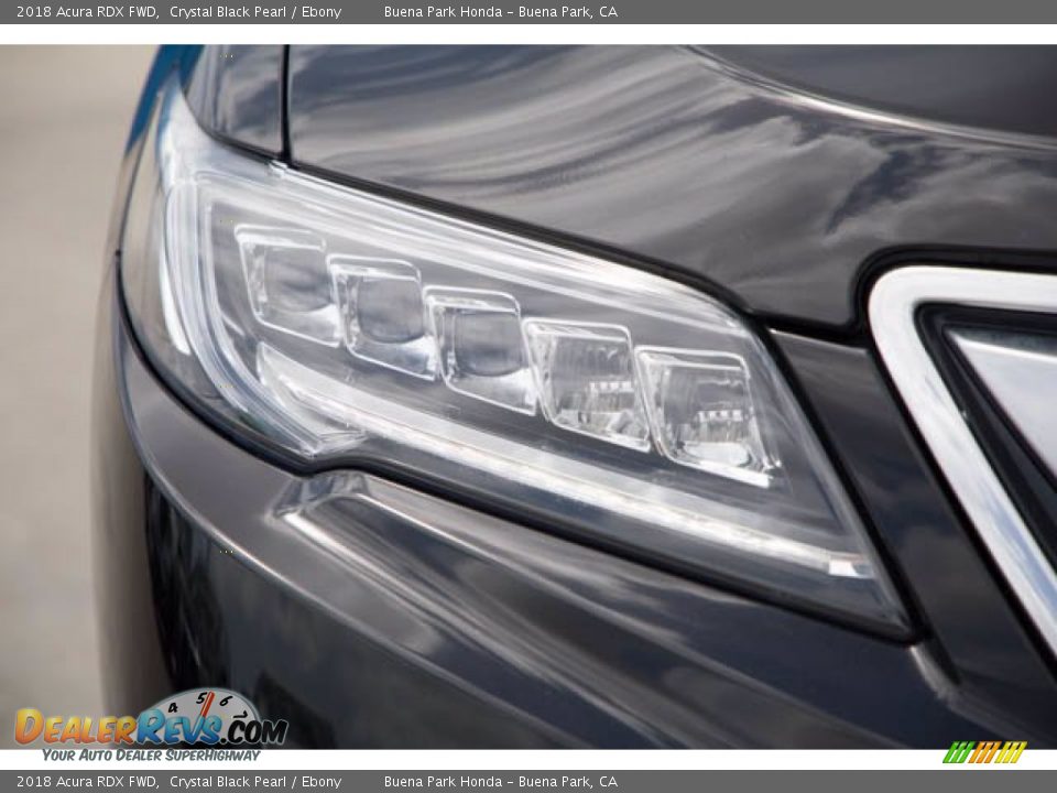 2018 Acura RDX FWD Crystal Black Pearl / Ebony Photo #8