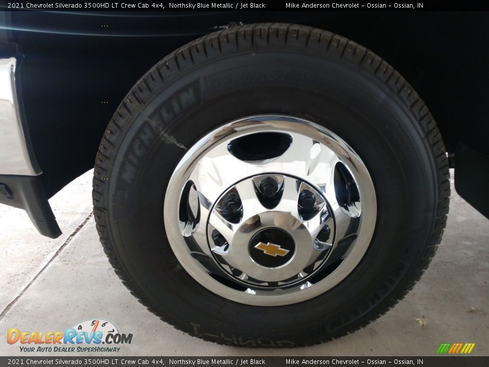 2021 Chevrolet Silverado 3500HD LT Crew Cab 4x4 Northsky Blue Metallic / Jet Black Photo #14