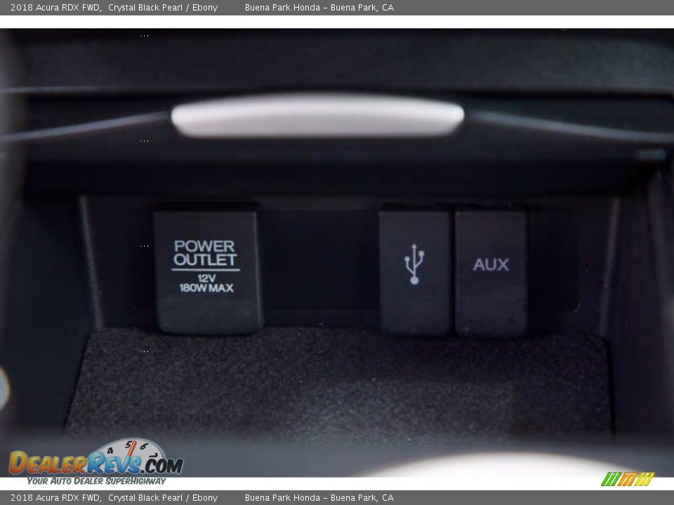 2018 Acura RDX FWD Crystal Black Pearl / Ebony Photo #17