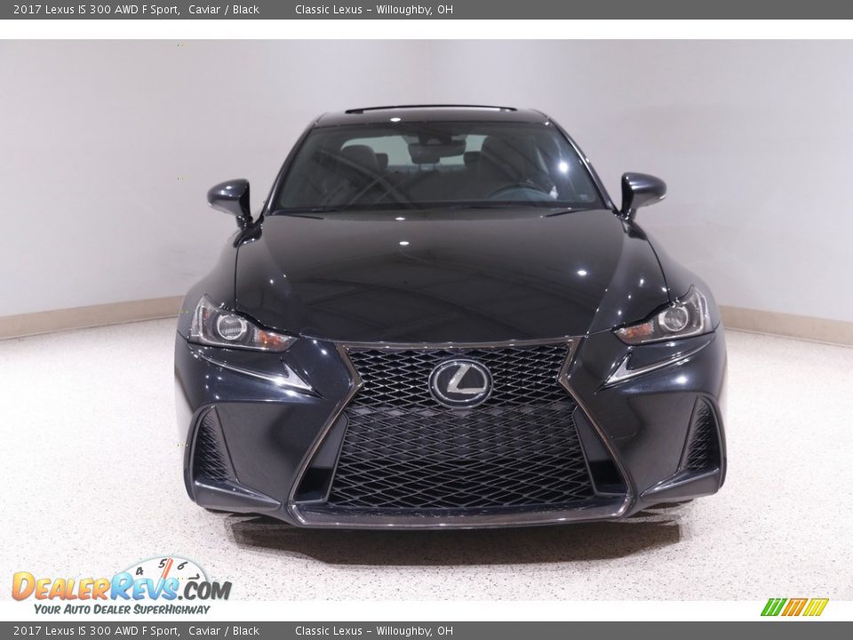 2017 Lexus IS 300 AWD F Sport Caviar / Black Photo #2