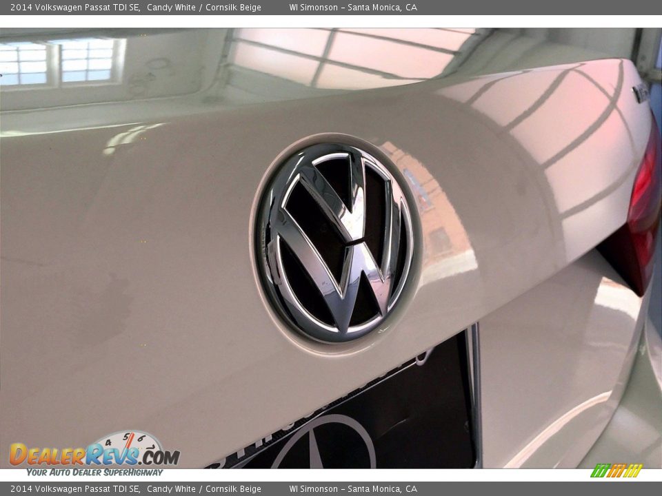 2014 Volkswagen Passat TDI SE Candy White / Cornsilk Beige Photo #7