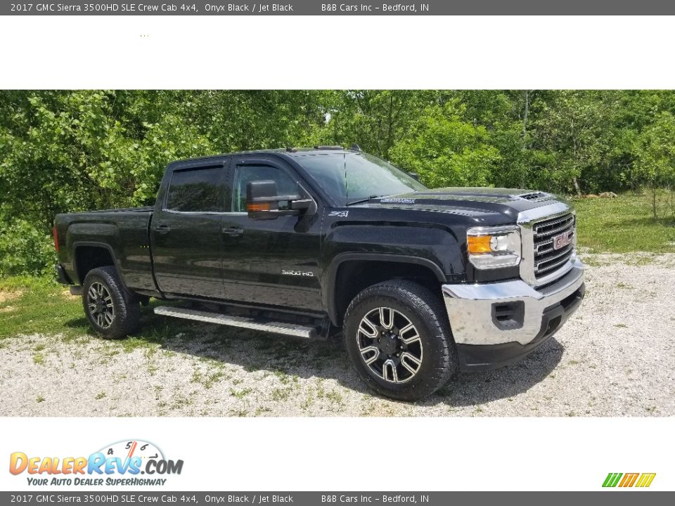 Onyx Black 2017 GMC Sierra 3500HD SLE Crew Cab 4x4 Photo #1