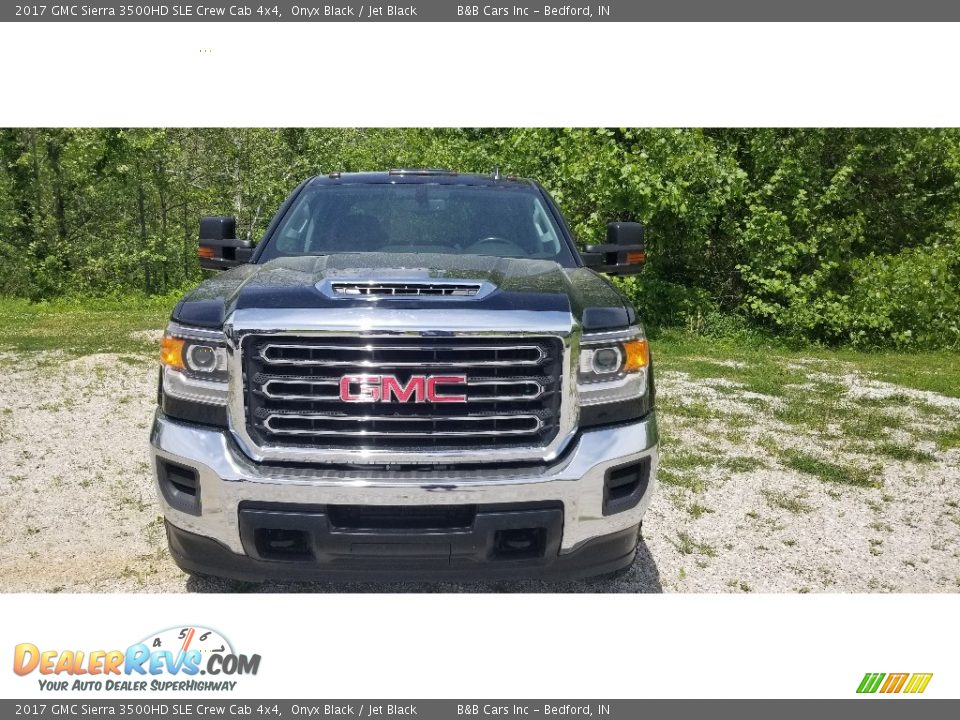 2017 GMC Sierra 3500HD SLE Crew Cab 4x4 Onyx Black / Jet Black Photo #2