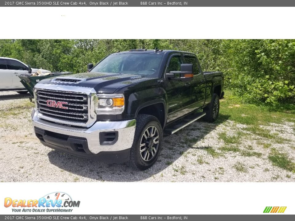 2017 GMC Sierra 3500HD SLE Crew Cab 4x4 Onyx Black / Jet Black Photo #3