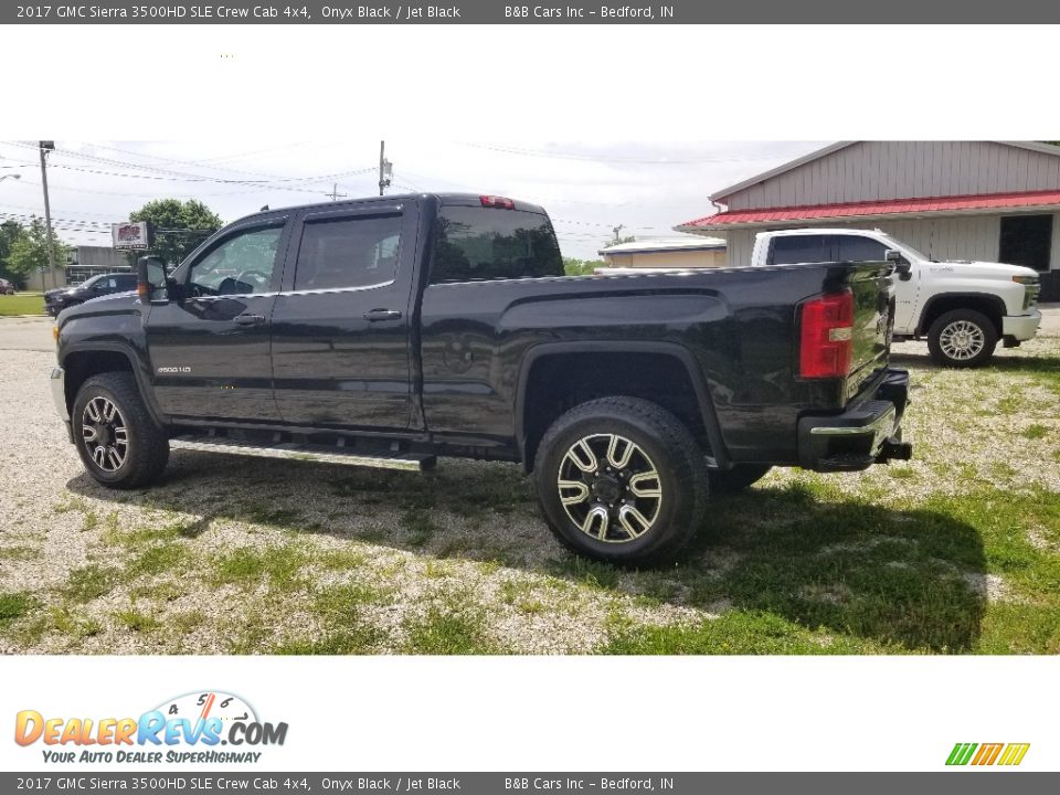 Onyx Black 2017 GMC Sierra 3500HD SLE Crew Cab 4x4 Photo #6